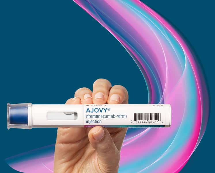 FAQ Monthly dosing AJOVY® (fremanezumabvfrm) injection